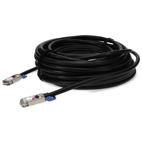 Picture of Brocade® (Formerly) CAB-CX4-0050 Compatible TAA Compliant 10GBase-CX CX4 to CX4 Direct Attach Cable (Passive Twinax, 50cm)