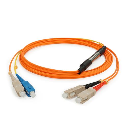 Picture for category 1m SC to SC OM2 & OS1 Duplex OFNR (Riser-Rated) Fiber Mode Conditioning Cable