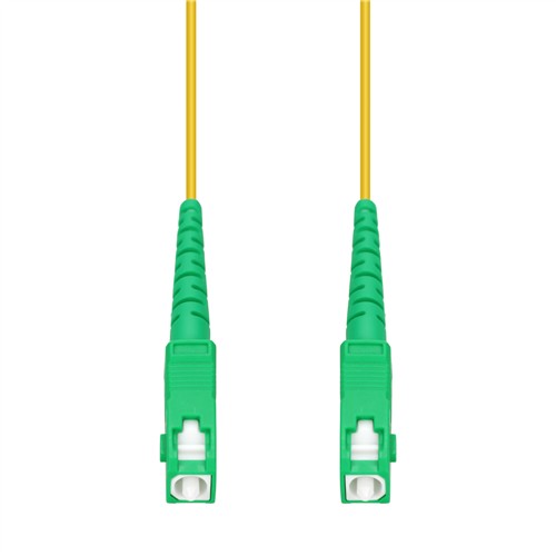 Picture for category 6m ASC to ASC Yellow OS2 Simplex OFNR (Riser-Rated) SMF Fiber Patch Cable