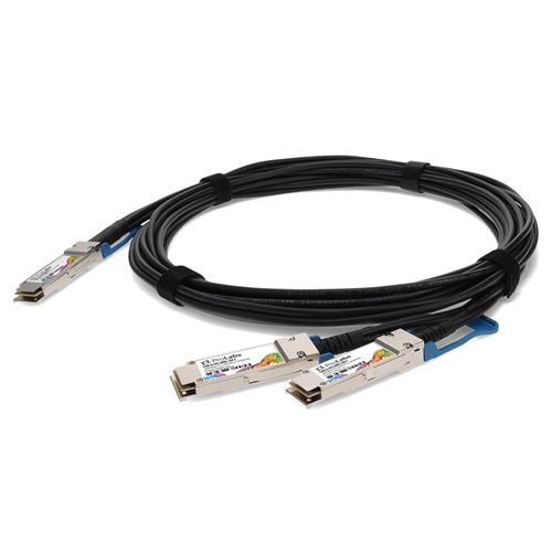 Picture of Arista Networks® CAB-Q-2Q-100G-1M Compatible TAA Compliant 100GBase-CU QSFP28 to 2xQSFP28 Direct Attach Cable (Passive Twinax, 1m)