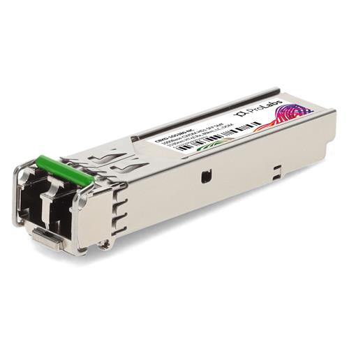 Picture for category MSA and TAA 1000Base-CWDM HD1 SFP Transceiver (SMF, 1530nm HTx/LRx, 80km, LC, DOM)