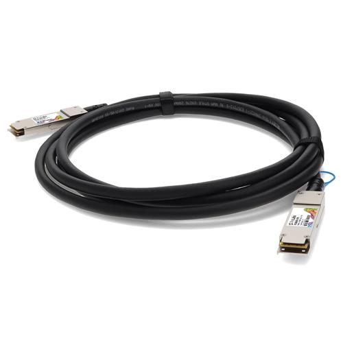Picture of Dell® DAC-Q28-100G-1-5M Compatible TAA Compliant 100GBase-CU QSFP28 Direct Attach Cable (Passive Twinax, 1.5m)