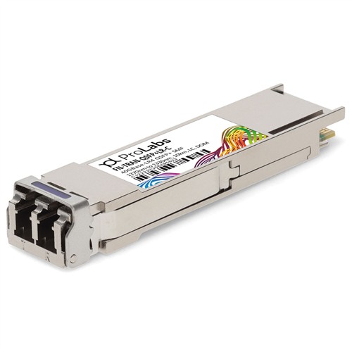 Picture of Fortinet® FN-TRAN-QSFP+LR Compatible TAA 40GBase-LR4 QSFP+ Transceiver (SMF, 1270nm to 1330nm, 10km, LC, DOM)