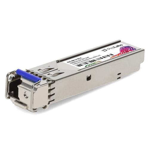 Picture for category Cisco® GLC-BX-U Compatible TAA 1000Base-BX SFP Transceiver (SMF, 1310nmTx/1550nmRx, 10km, LC)