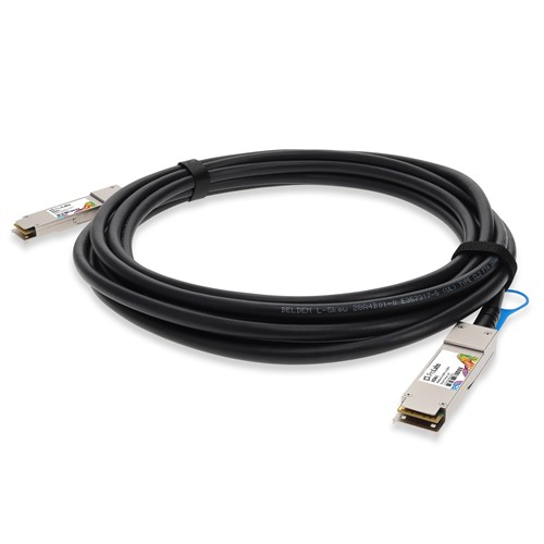 Picture for category HP® JH234A Compatible TAA 40GBase-CU QSFP+ Direct Attach Cable (Passive Twinax, 1m)