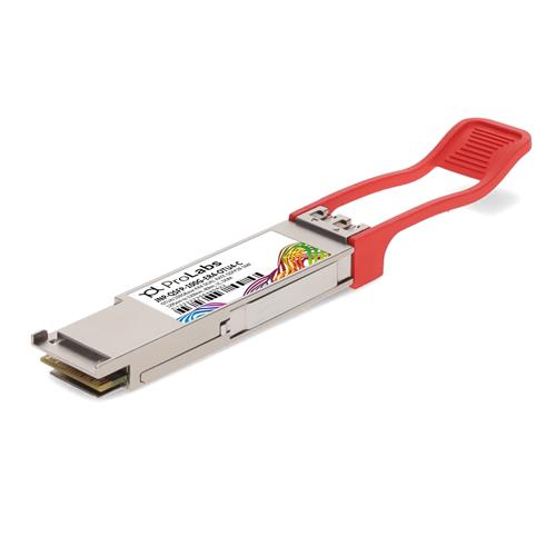 Picture of Juniper Networks® JNP-QSFP-100G-ER4-OTU4 Compatible TAA OTU-4-ER4 100GbE Dual-Rate QSFP28 Transceiver (SMF, 1295nm to 1309nm, 40km, LC, DOM)