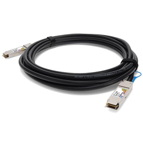 Picture of Juniper Networks® JNP-QSFP-DAC-10M Compatible TAA Compliant 40GBase-CU QSFP+ Direct Attach Cable (Passive Twinax, 10m)