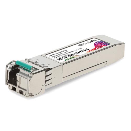 Picture of Juniper Networks® Compatible TAA 10GBase-BX SFP+ Transceiver (SMF, 1330nmTx/1270nmRx, 20km, DOM, 0 to 70C, LC)