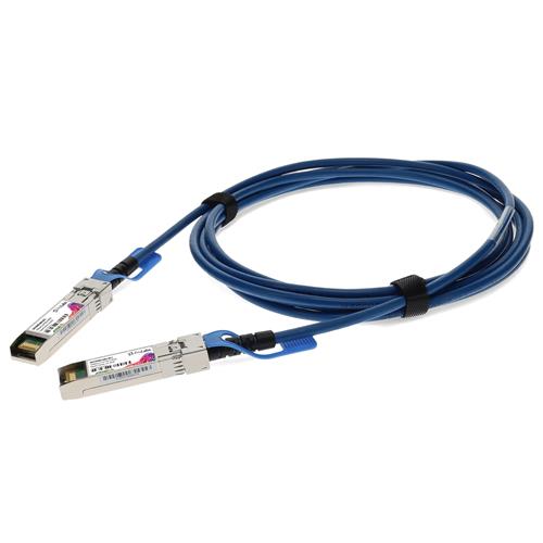 Picture of Mellanox® MCP2M00-A001-BE Compatible TAA Compliant 25GBase-CU SFP28 Direct Attach Cable (Passive Twinax, 1m, Blue)