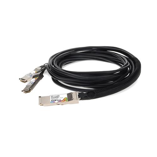 Picture of Mellanox® MCP7H50-H001R30 Compatible TAA Compliant 200GBase-CU QSFP56 to 2xQSFP56 Infiniband HDR Direct Attach Cable (Passive Twinax, 1m, LSZH)