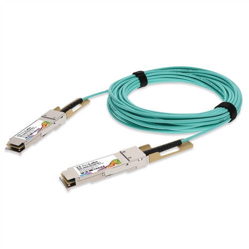 Picture of Arista Networks® Compatible TAA 100GBase-AOC QSFP28 Active Optical Cable (850nm, MMF, 12m)