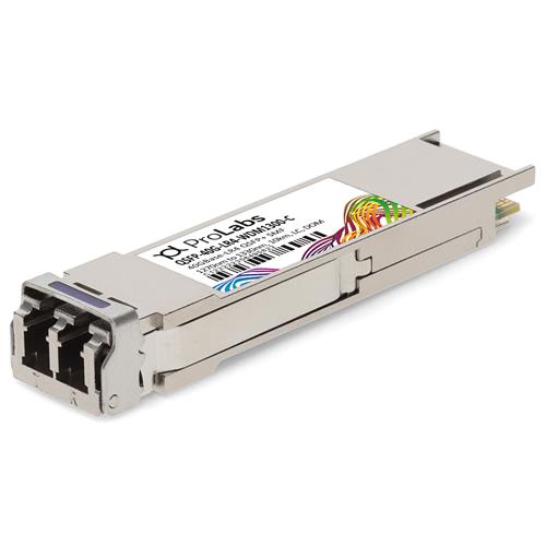 Picture of Huawei® QSFP-40G-LR4 Compatible TAA 40GBase-LR4 QSFP+ Transceiver (SMF, 1270nm to 1330nm, 10km, LC, DOM)