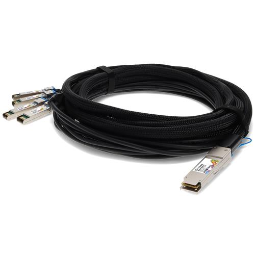 Picture of Fortinet® Compatible TAA Compliant 40GBase-CU QSFP+ to 4xSFP+ Direct Attach Cable (Passive Twinax, 2m)