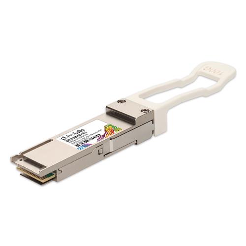 Picture of Arista Networks® Compatible (with select systems) TAA 100GBase-ZR QSFP28 Transceiver (SMF, 1528.77nm to 1567.13nm, 80km, LC, DOM)