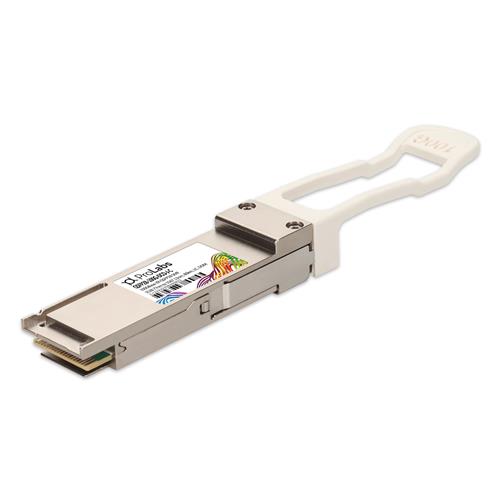Picture of Juniper Networks® Compatible (with select systems) TAA 100GBase-ZR QSFP28 Transceiver (SMF, 1528.77nm to 1567.13nm, 80km, LC, DOM)