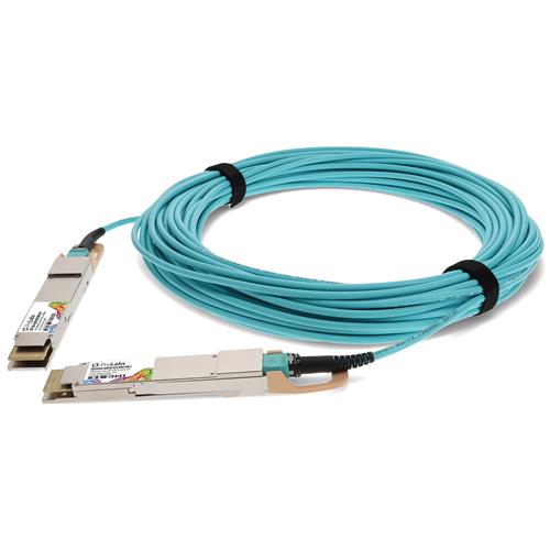 Picture of Mellanox® Compatible TAA 400GBase-AOC QSFP-DD to QSFP-DD Active Optical Cable (850nm, MMF, 30m)