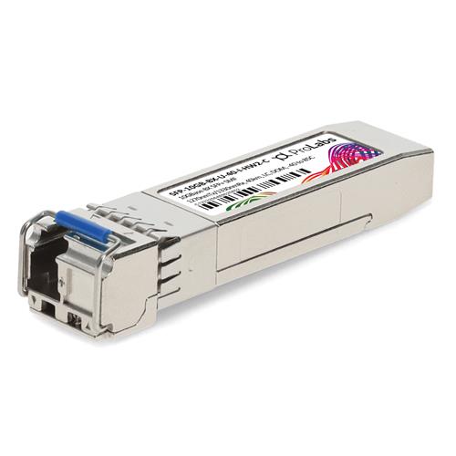 Picture for category Huawei® Compatible TAA 10GBase-BX SFP+ Transceiver (SMF, 1270nmTx/1330nmRx, 40km, LC, DOM, -40 to 85C)