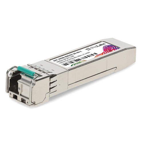 Picture for category Intel® Compatible TAA 10GBase-BX SFP+ Transceiver (SMF, 1330nmTx/1270nmRx, 20km, LC, DOM)
