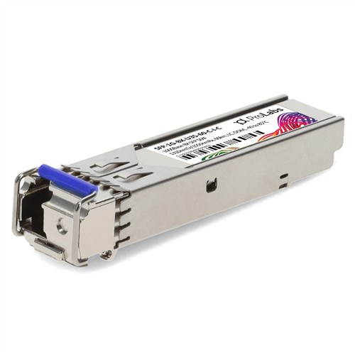 Picture for category Cisco® Compatible TAA 1000Base-BX SFP Transceiver (SMF, 1310nmTx/1550nmRx, 60km, LC, DOM, -40 to 85C)