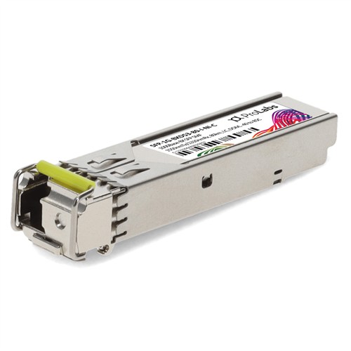 Picture for category Net Insight® Compatible TAA 1000Base-BX SFP Transceiver (SMF, 1550nmTx/1310nmRx, 80km, LC, DOM, -40 to 85C)