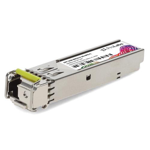 Picture of HP® Compatible TAA 1000Base-BX SFP Transceiver (SMF, 1550nmTx/1310nmRx, 20km, LC, DOM)