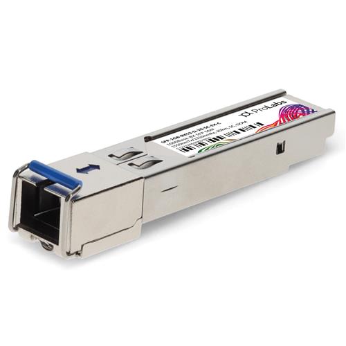 Picture of Extreme Networks® Compatible TAA 1000Base-BX SFP Transceiver (SMF, 1550nmTx/1310nmRx, 20km, SC, DOM)
