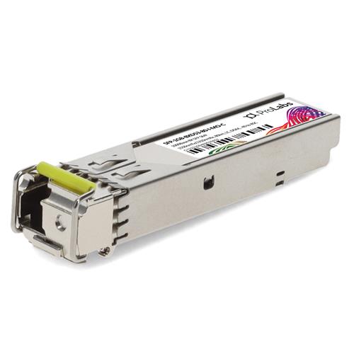 Picture of Moxa® Compatible TAA 1000Base-BX SFP Transceiver (SMF, 1550nmTx/1310nmRx, 80km, LC, DOM, -40 to 85C)