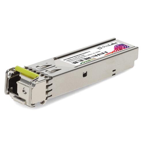 Picture of Waystream® PacketFront SFP-1000BASE-BX20-D1550LC Compatible TAA 1000Base-BX SFP Transceiver (SMF, 1550nmTx/1310nmRx, 20km, LC, DOM)