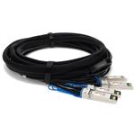 Picture of Huawei® 02310MUK Compatible TAA Compliant 40GBase-CU QSFP+ to 4xSFP+ Direct Attach Cable (Passive Twinax, 1m)