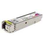 Picture of Calix® 100-01663-BX-5549 Compatible TAA 1000Base-BX SFP Transceiver (SMF, 1550nmTx/1490nmRx, 40km, LC, DOM, -40 to 85C)