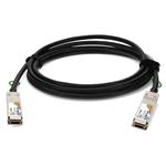 Picture of Calix® Compatible TAA Compliant 100GBase-CU QSFP28 to QSFP28 Direct Attach Cable (Passive Twinax, 50cm, 30AWG, -40 to 85C)