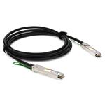 Picture of Calix® 100-05588 Compatible TAA Compliant 100GBase-CU QSFP28 to QSFP28 Direct Attach Cable (Passive Twinax, 2m, 30AWG, -40 to 85C)