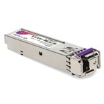 Picture of Extreme Networks® 10056H Compatible TAA 1000Base-BX SFP Transceiver (SMF, 1490nmTx/1310nmRx, 10km, LC, DOM, -40 to 85C)