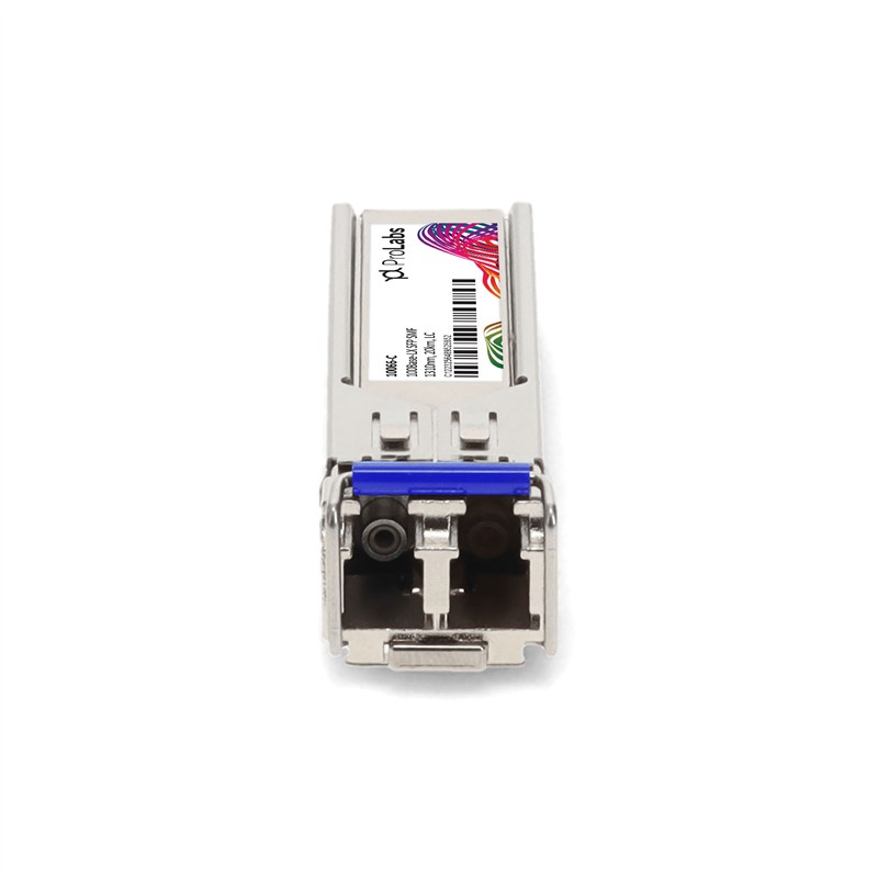 Picture of Extreme Networks® 10066 Compatible TAA Compliant 100Base-LX SFP Transceiver (SMF, 1310nm, 20km, LC)