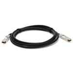 Picture of Intel® 100CQQH2620 Compatible TAA Compliant 100GBase-CU QSFP28 Direct Attach Cable (Passive Twinax, 2m)