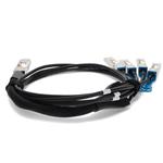 Picture of Extreme Networks® 10423-4M Compatible TAA Compliant 100GBase-CU QSFP28 to 4xSFP28 Direct Attach Cable (Passive Twinax, 4m)