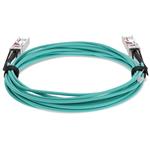 Picture of Brocade® (Formerly) Compatible TAA Compliant 10GBase-AOC SFP+ to SFP+ Active Optical Cable (850nm, MMF, 1m)