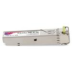 Picture of ADTRAN® 1442703PG-BX53-80 Compatible TAA OC-12-BX SFP Transceiver (SMF, 1550nmTx/1310nmRx, 80km, LC, DOM)