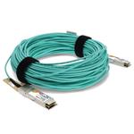 Picture of ADTRAN® 1445019F20C Compatible TAA Compliant 100GBase-AOC QSFP28 Active Optical Cable (850nm, MMF, 20m)