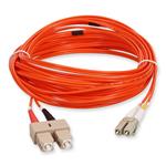 Picture of 2m LC to SC Orange OM1 Duplex OFNR (Riser-Rated) Fiber Patch Cable