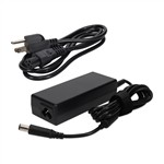 Picture of HP® 391173-001 Compatible 90W 19V at 4.7A Black 7.4 mm x 5.0 mm Laptop Power Adapter and Cable