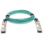 Picture of Brocade® 40G-QSFP-QSFP-AOC-0701 Compatible TAA Compliant 40GBase-AOC QSFP+ Direct Attach Cable (850nm, MMF, 7m)