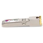 Picture of Dell® 462-3619 Compatible TAA 1000Base-TX SFP Transceiver (Copper, 100m, RJ-45)