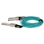 Picture of Dell® 470-ACUC Compatible TAA Compliant 200GBase-AOC QSFP28-DD to 2xQSFP28 Active Optical Cable (850nm, MMF, 15m)