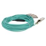 Picture of HP® 845424-B21-50M Compatible TAA Compliant 100GBase-AOC QSFP28-4xSFP28 Active Optical Cable (850nm, MMF, 50m)