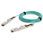 Picture of Dell® Compatible TAA Compliant 100GBase-AOC QSFP28 Active Optical Cable (850nm, MMF, 3m)