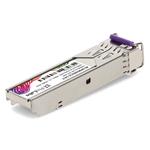 Picture of Allied Telesis® AT-SPBD20LC/I-14 Compatible TAA 1000Base-BX SFP Transceiver (SMF, 1490nmTx/1310nmRx, 20km, LC, DOM, -40 to 85C)