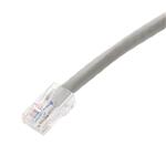 Picture of 6in Gray CAT 5E PVC Ethernet Cable Non-Booted RJ-45 M/M