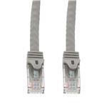Picture of 6in Gray CAT 6A PVC Ethernet Cable Snagless Easy Boot RJ-45 M/M