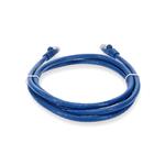 Picture of 0.5m Blue CAT 6 PVC Ethernet Cable Snagless Bubble Boot RJ-45 M/M